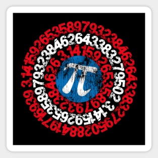 Math Superhero Captain Pi Mathematics Gift Magnet